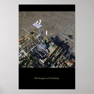 Poster Enigma de la tuyauterie