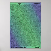 Poster Enigma Maze (Devant)