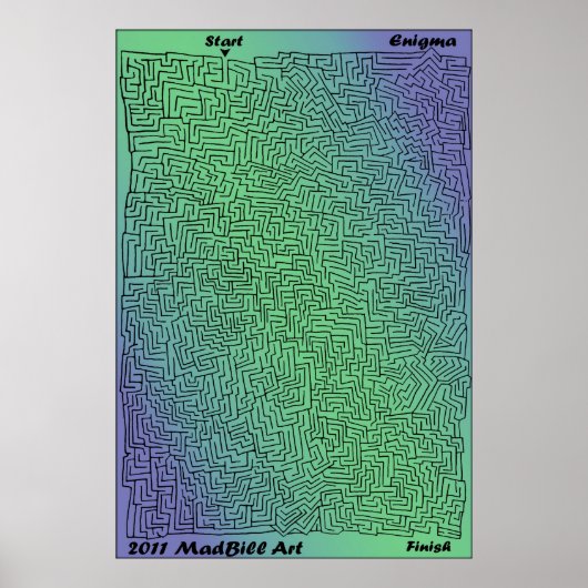Poster Enigma Maze (Devant)