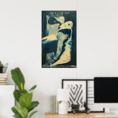 Poster Énigme bleue (Bureau à domicile)