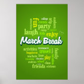 Poster Enjoy March Break (Devant)
