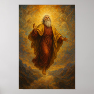 Poster Enlèvement chrétien d'Énoch Hébreux 11:5