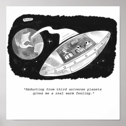 Poster enlèvement d'Aliens (Devant)