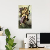 Poster Enlèvement de Psyché par Bouguereau (Bureau à domicile)