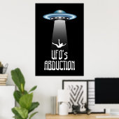 Poster Enlèvement d'OVNI (Bureau à domicile)