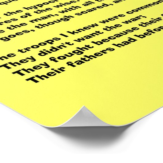 Poster Enlevez-moi avec les soldats - Honorer nos anciens (Coin)