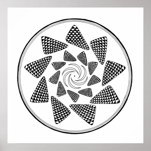 Poster Enneagon II (Devant)