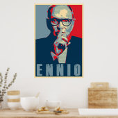 Poster Ennio Morricone Hope Style Dedication (Cuisine)