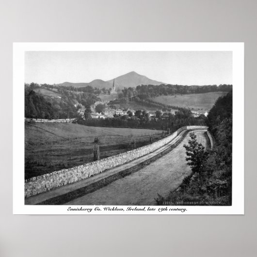 Poster Enniskerry Co. Wicklow Irlande, 19e siècle (Devant)