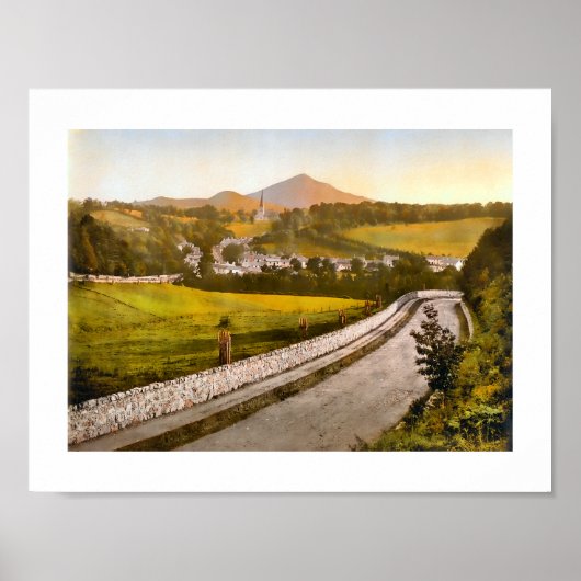 Poster Enniskerry, comté de Wicklow, Irlande (Devant)