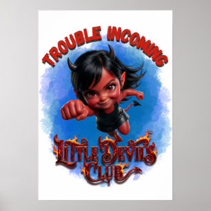 Poster Ennuis en vue Petits Diables Club Gentil Diable Fi
