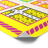 Poster Enochian Air Elemental Tablet on Canvas (Coin)