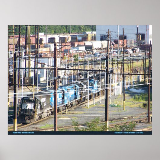 Poster Enola Railroad Yard, Harrisburg Pennsylvania (Devant)