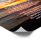 Poster Énoncé chrétien de foi des Apôtres (Coin)