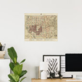 Poster Enquêtes géographiques des États-Unis (Bureau à domicile)