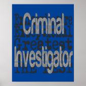 Poster Enquêteur criminel extraordinaire (Devant)