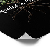 Poster Enraciné dans le Christ - Jésus chrétien (Coin)