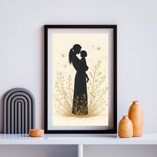 Poster Enraciné dans ses bras