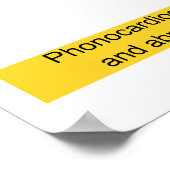 Poster Enregistrement graphique du diagramme des sons de  (Coin)