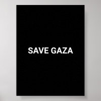 Enregistrer Gaza noir blanc texte personnalisé min