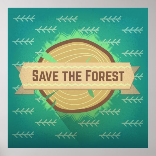 Poster Enregistrer la forêt (Devant)