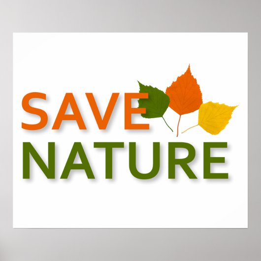 Poster Enregistrer la nature (Devant)