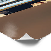 Poster Enregistrer la voiture Date Classic (Coin)