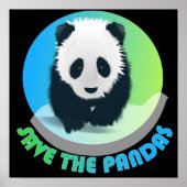 Poster Enregistrer l'affiche de Pandas (Devant)