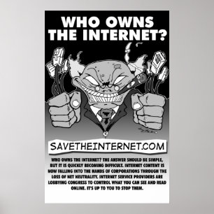 Poster Enregistrer l'affiche Internet