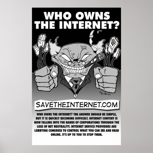 Poster Enregistrer l'affiche Internet (Devant)