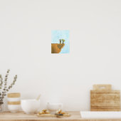 Poster Enregistrer le papier d'affiche du dessin des arbr (Cuisine)