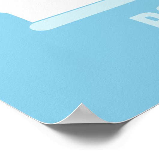 Poster Enregistrer le papier toilette, utiliser l'affiche (Coin)