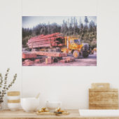 Poster Enregistrer l'impression du camion (Cuisine)