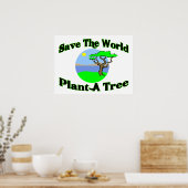 Poster Enregistrer Un Arbre Au Plante Mondial (Cuisine)