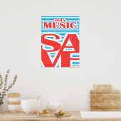 Poster Enregistrer uniquement la musique (Cuisine)