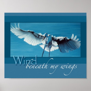 Poster Enroulez sous mes ailes 8 x 10