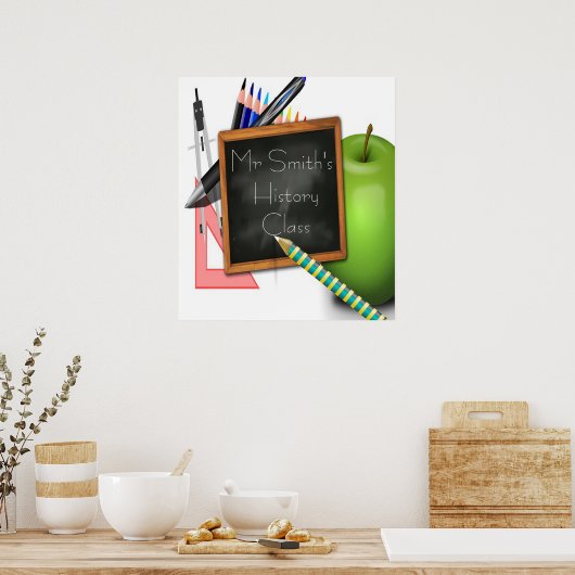 Poster Enseignant (Cuisine)