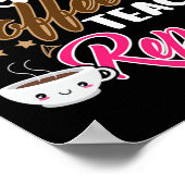 Poster Enseignant 100 jours de café Teach Repeat (Coin)
