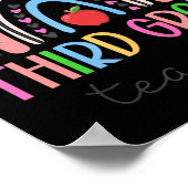 Poster Enseignant 3e année Enseigner l'amour Inspirer Arc (Coin)