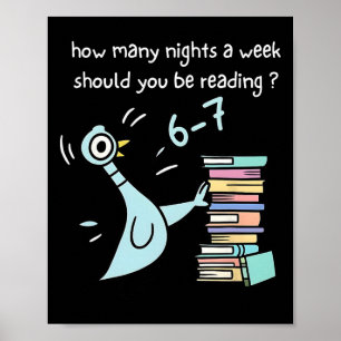 Poster Enseignant 67 Combien de nuits par semaine devriez