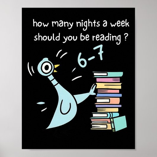 Poster Enseignant 67 Combien de nuits par semaine devriez (Devant)