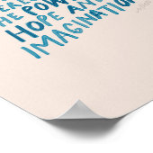 Poster Enseignant Anglais Classe Cadeau Écriture créative (Coin)