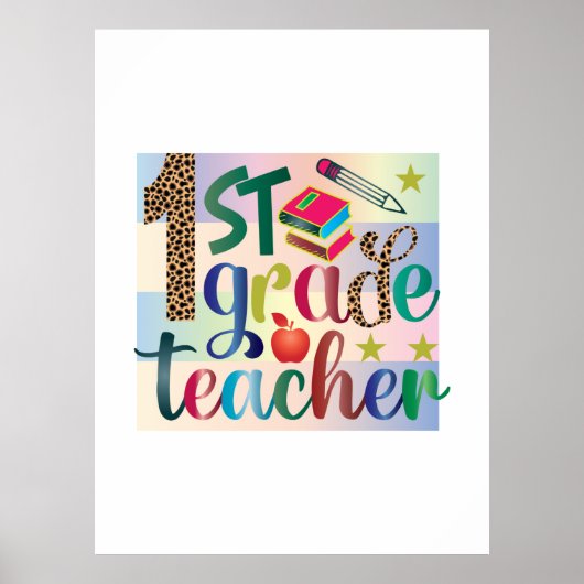 Poster Enseignant Art de première année Enseignant (Devant)