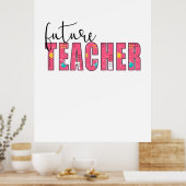 Poster Enseignant Art futur Enseignant (Cuisine)