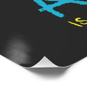 Poster Enseignant besties drôle Enseignant Unisex (Coin)