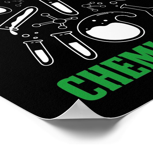 Poster Enseignant Chmistree Funny Pun de Noël (Coin)