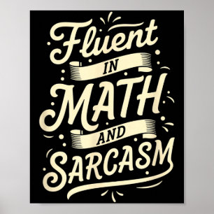Poster Enseignant Courant En Math Et Sarcasme Enseignant