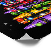 Poster Enseignant Crayon Christmas Tree Lights Ecole étud (Coin)