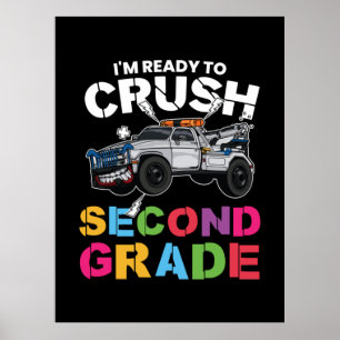 Poster Enseignant De 2E Année Je Suis Prêt À Écraser La D