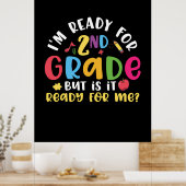 Poster Enseignant de 2e année Je suis prêt pour la 2e ann (Cuisine)